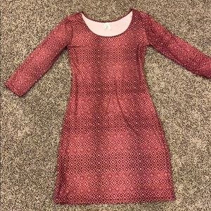 Tight Fit Maroon Dress